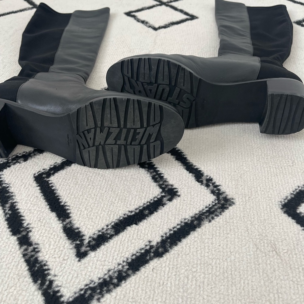 Stuart Weitzman Black Over the Knee Boots - Picture 6 of 15